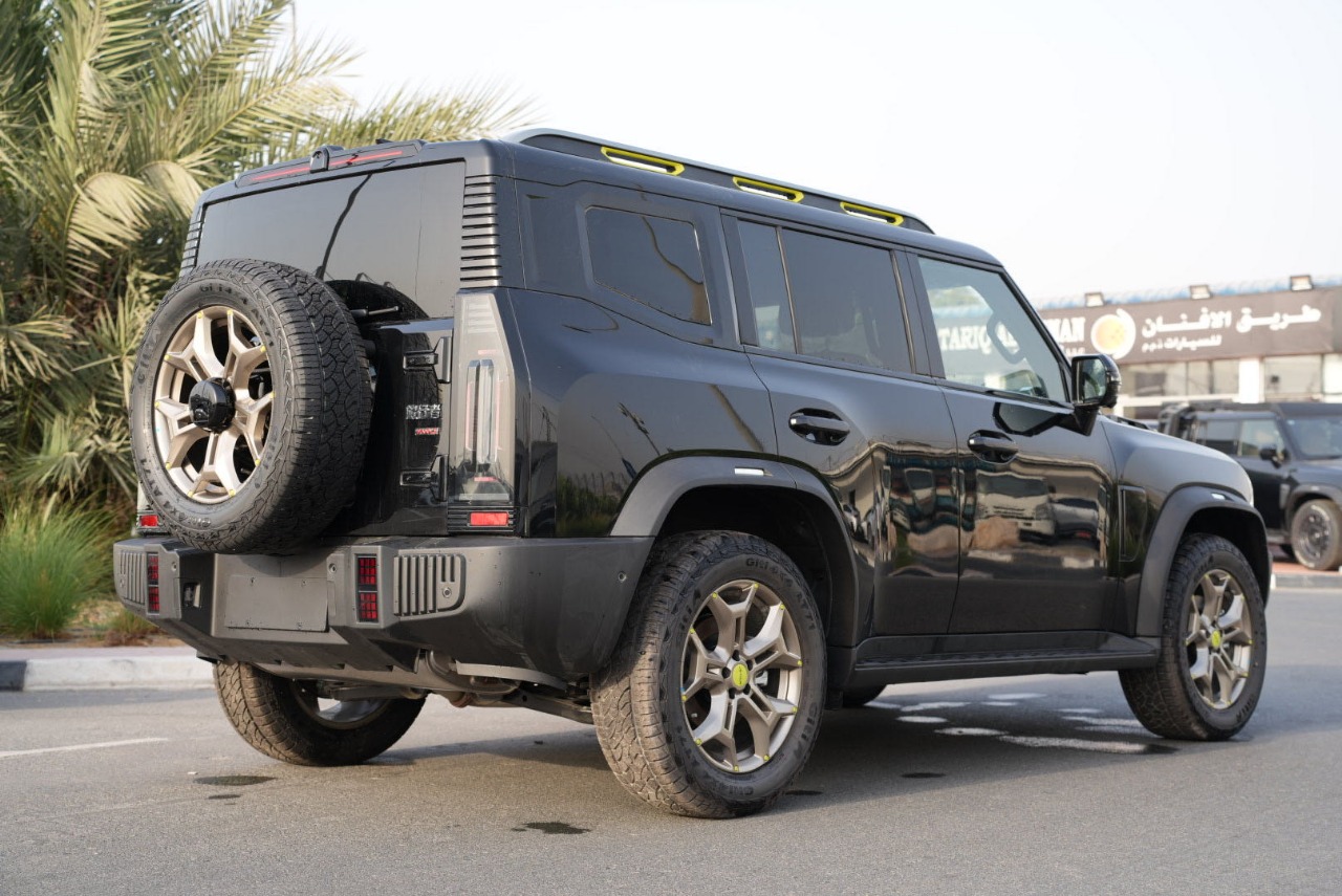 Jetour T2 Travel+ 4WD, vue arrière trois quarts