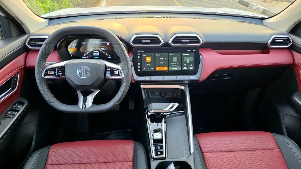 MG ZS 1.5L, tableau de bord